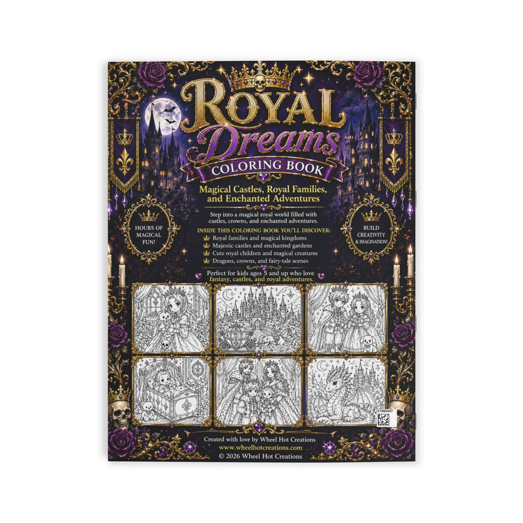 Royal Dreams Coloring Book (Physical Copy)