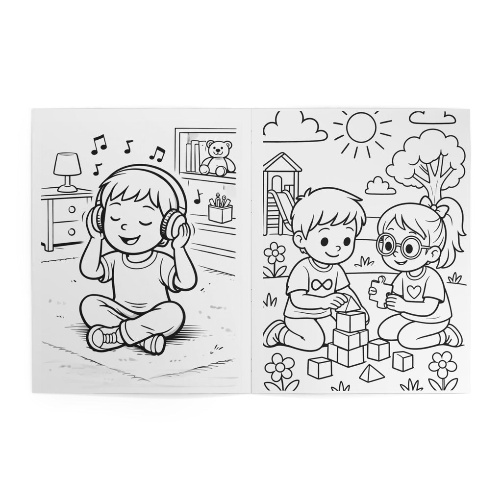 Autism Adventures Coloring Book (Physical Copy)