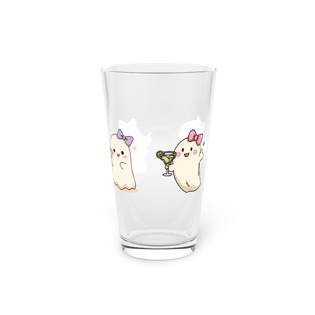 Cute Ghost Friends Cocktail Glass 16oz