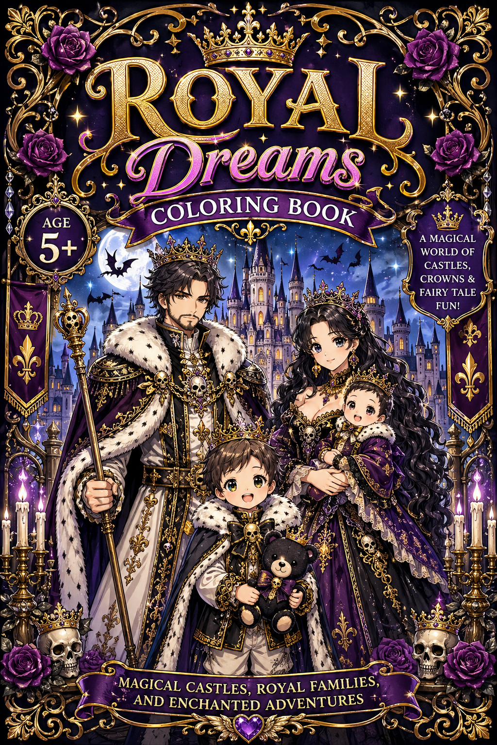 Royal Dreams Coloring Book (Digital Copy)