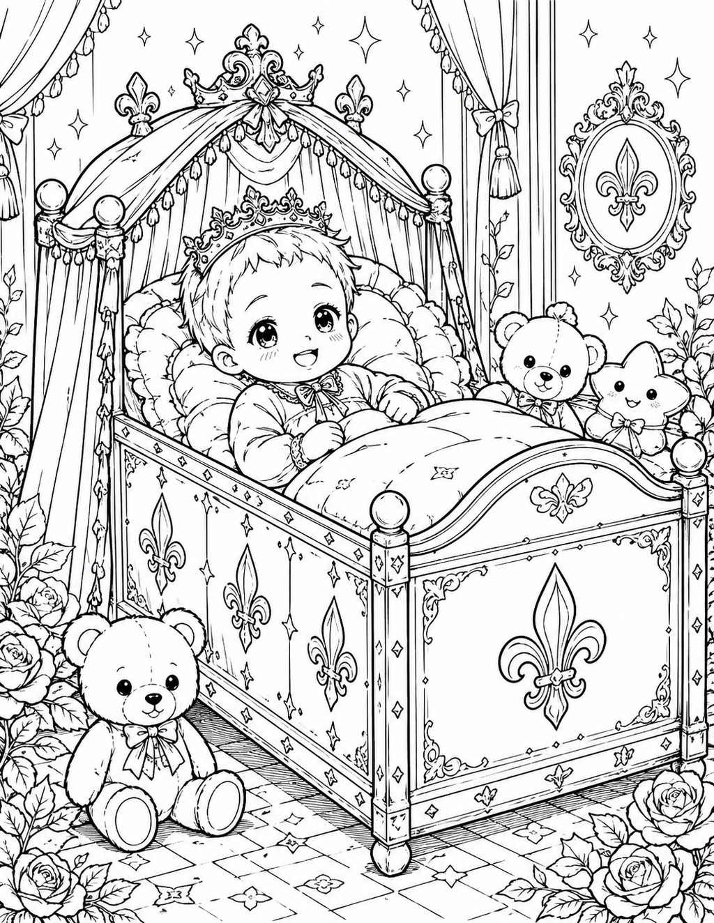 Royal Dreams Coloring Book (Digital Copy)