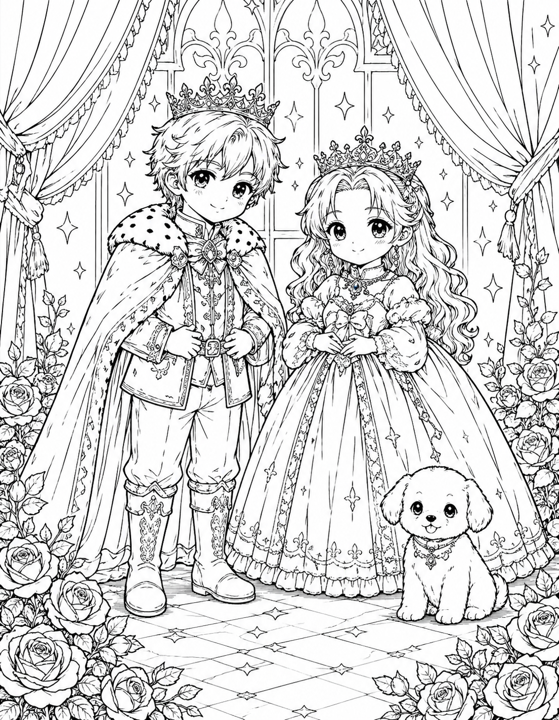Royal Dreams Coloring Book (Digital Copy)