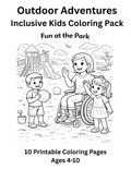 Inclusive Kids Coloring Pack 10 Printable Pages