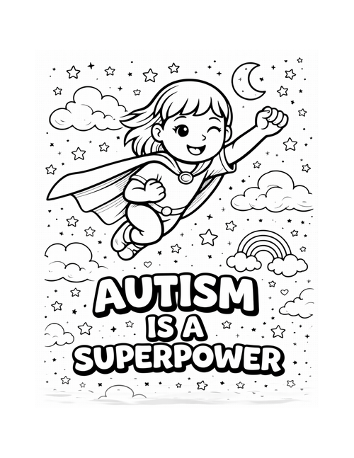 Autism Adventures Coloring Book (Digital Download)